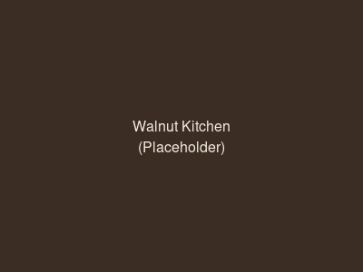 Walnut kitchen, inset doors, soft-close